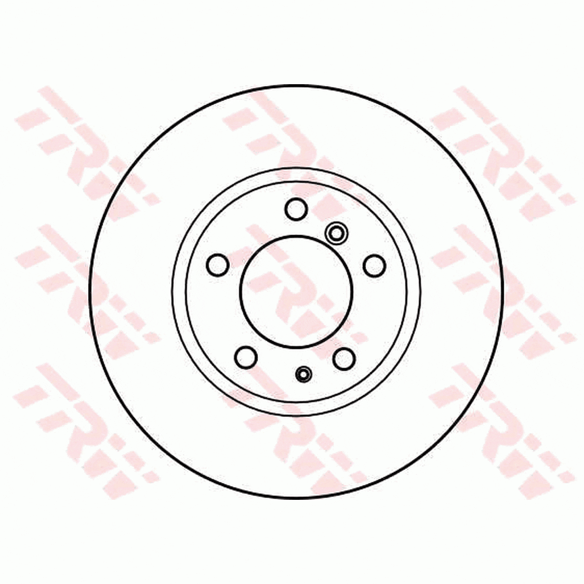 TRW Brake Rotor Single 302mm Front DF2556S