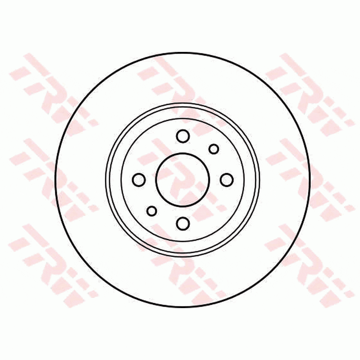 TRW Brake Rotor Single 284mm Front DF2566S