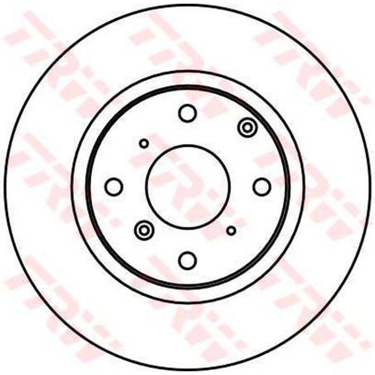TRW Brake Rotor 282mm Front DF2573S