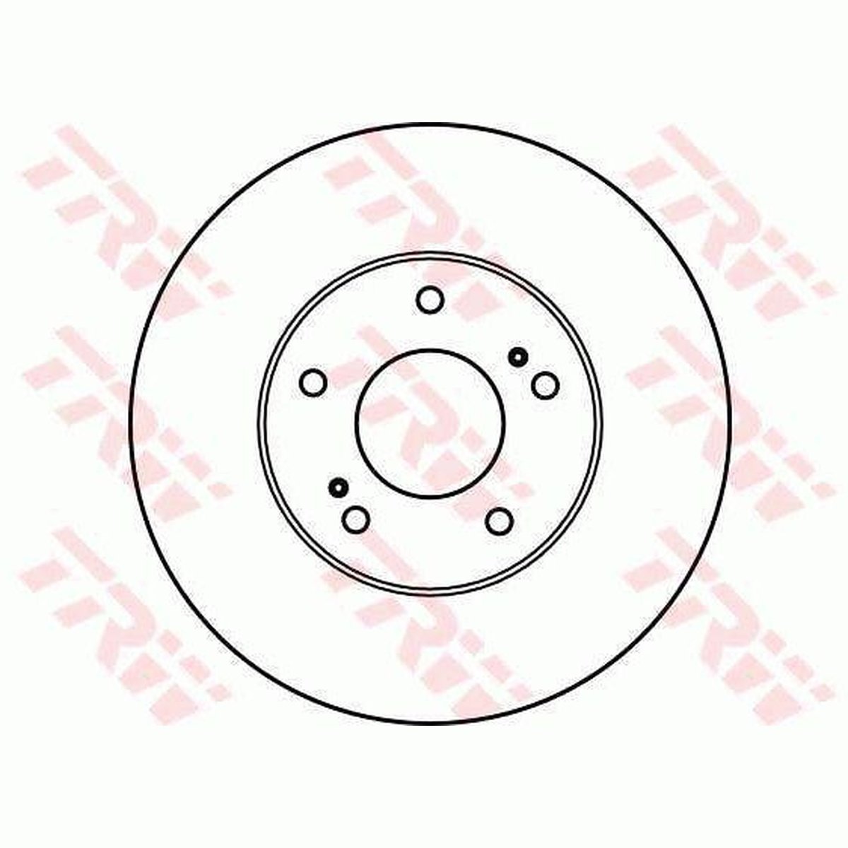 TRW Brake Rotor 280mm Front DF2574S