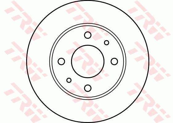 TRW Brake Rotor 240mm Front DF2576S