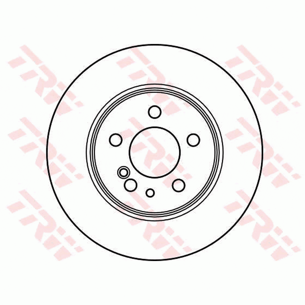 TRW Brake Rotor Single 290mm Rear DF2594S
