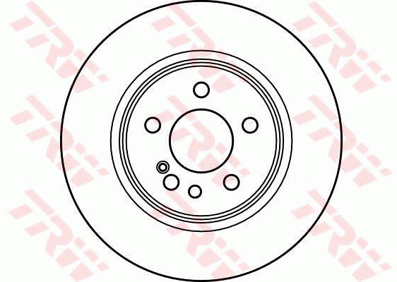 TRW Brake Rotor Pair 300mm Rear DF2596S