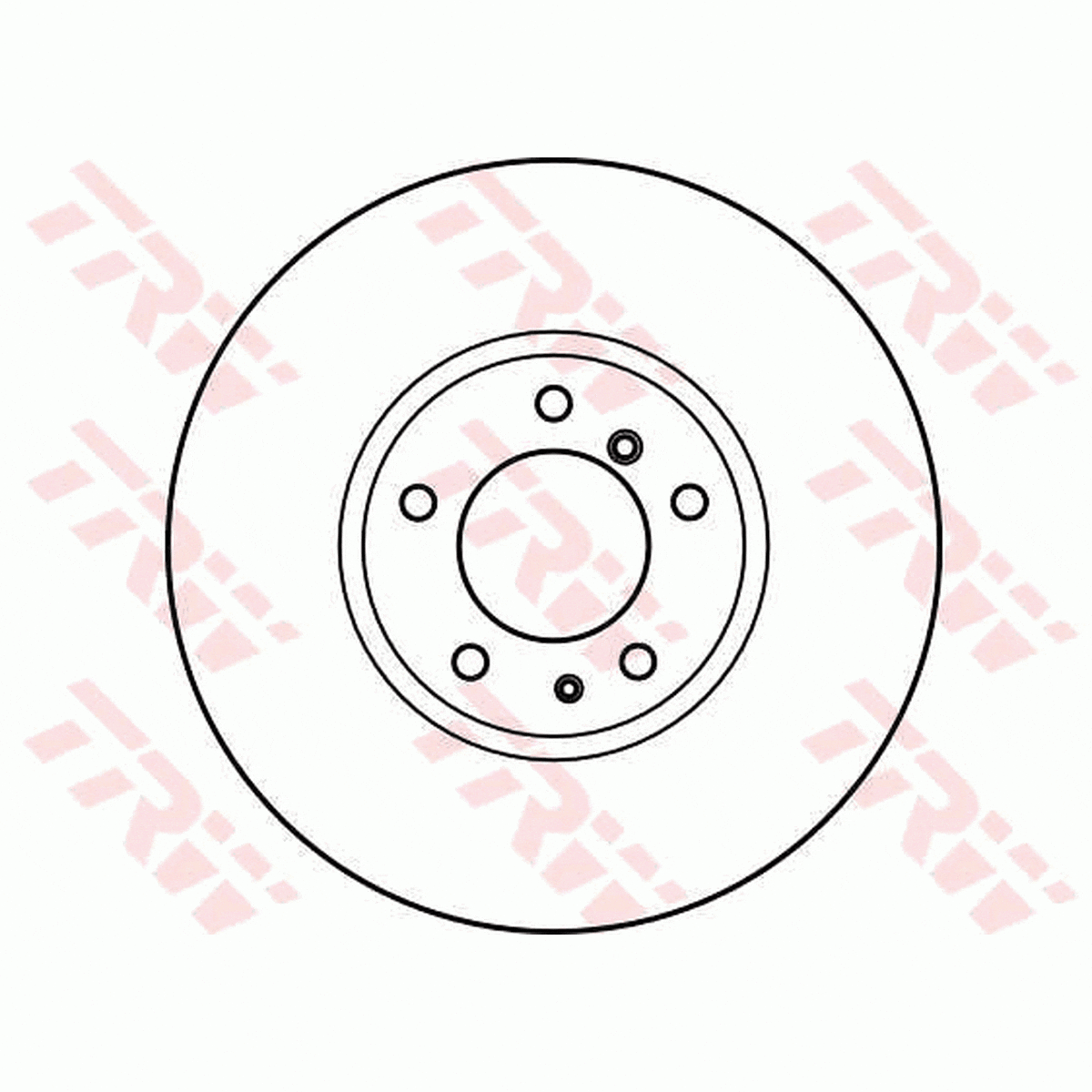 TRW Brake Rotor 324mm Front DF2602S