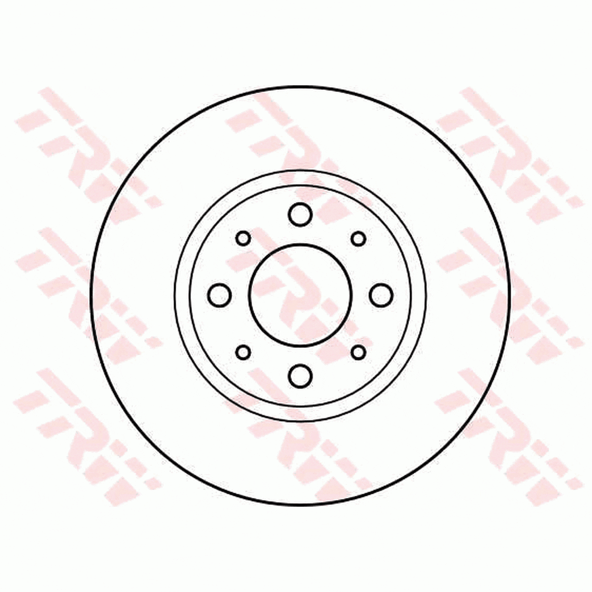 TRW Brake Rotor Single 280mm Front DF2621S