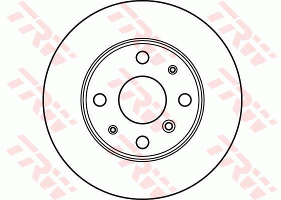 TRW Brake Rotor Single 234mm Front DF2635S