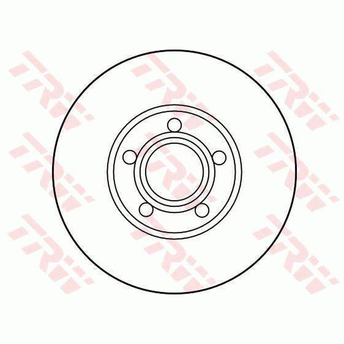 TRW Brake Rotor 288mm Front DF2650S