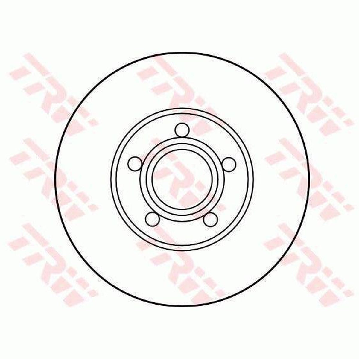 TRW Brake Rotor 288mm Front DF2652S
