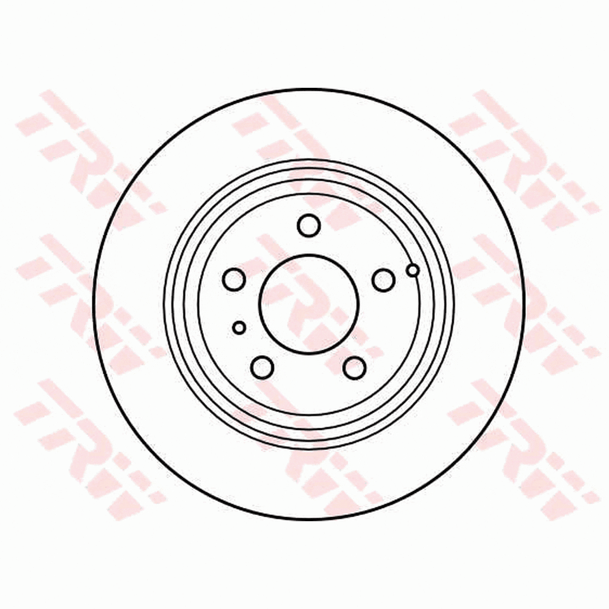 TRW Brake Rotor Single 295mm Rear DF2660S
