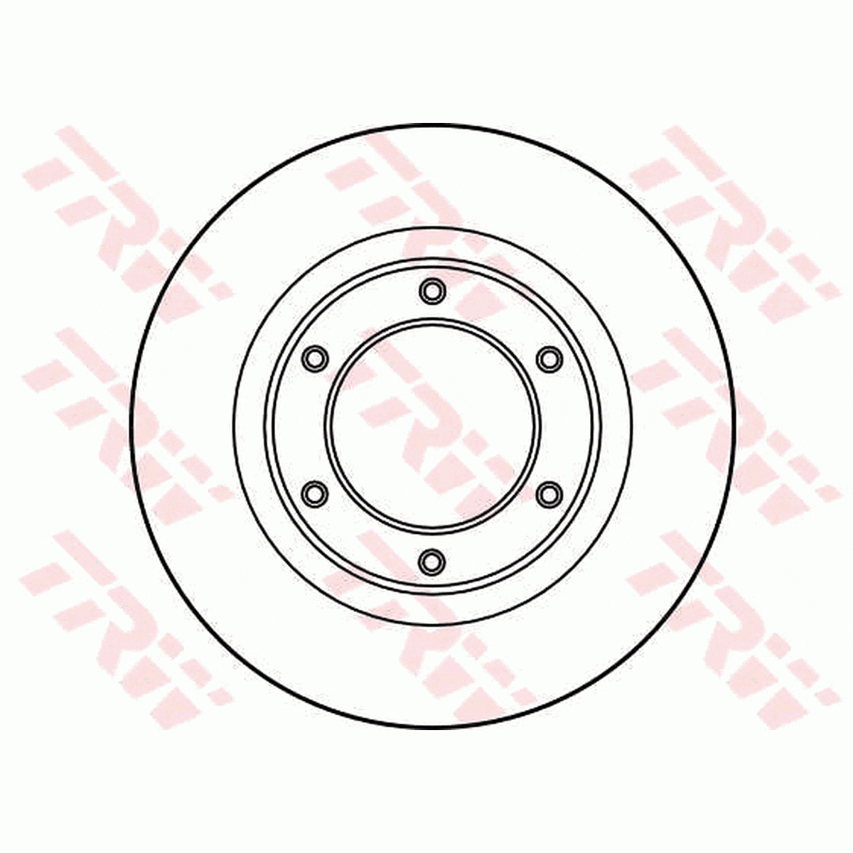 TRW Brake Rotor 311.5mm Front DF2723S