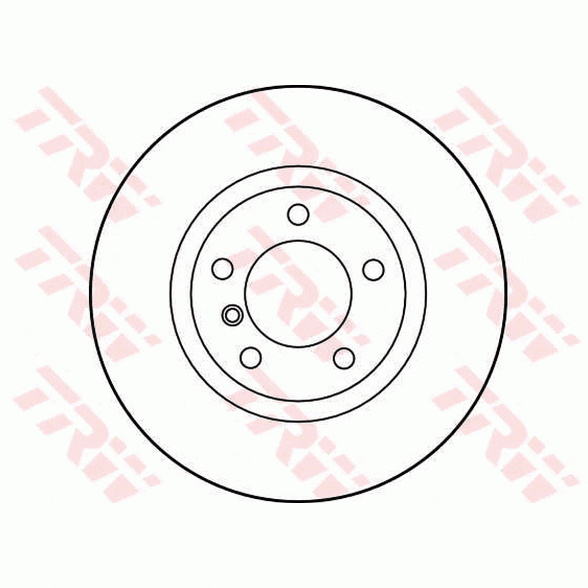 TRW Brake Rotor 315mm Front LH DF2731S