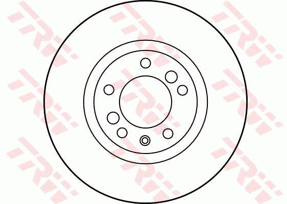TRW Brake Rotor Pair 315mm Front DF2733S
