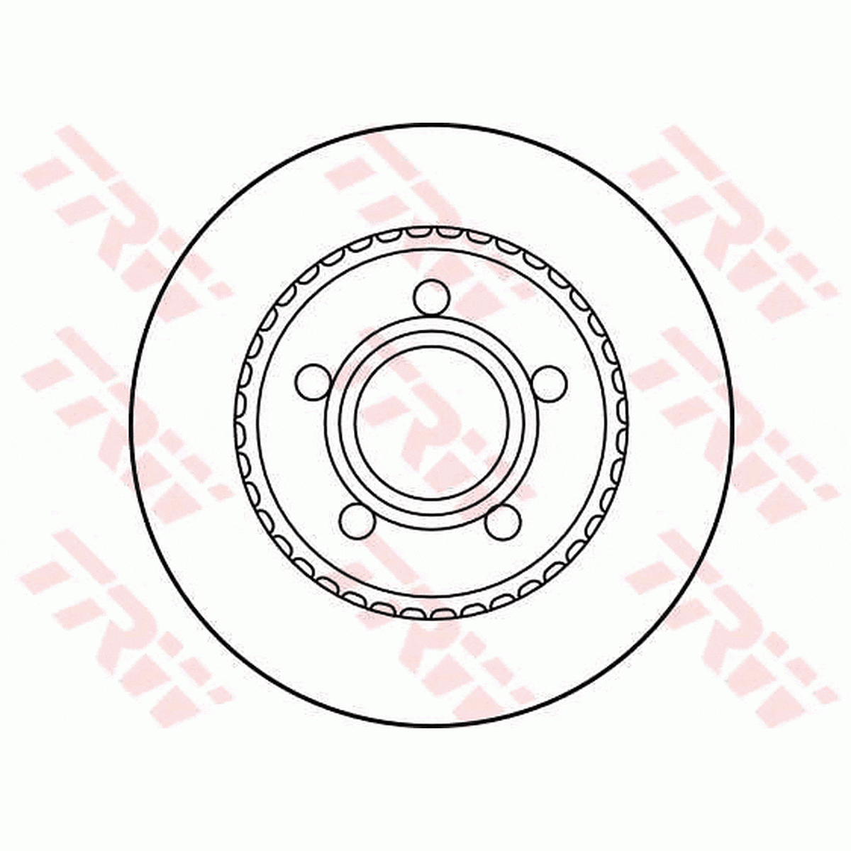 TRW Brake Rotor Single 269mm Rear DF2750S