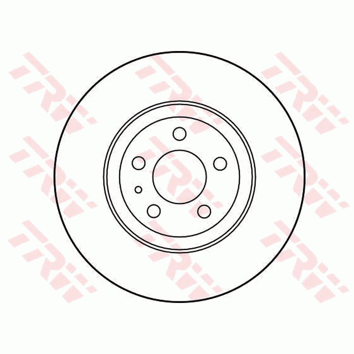 TRW Brake Rotor Single 284mm Front DF2759S