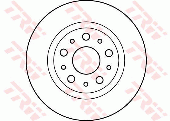 TRW Brake Rotor Pair 276mm Rear DF2762S