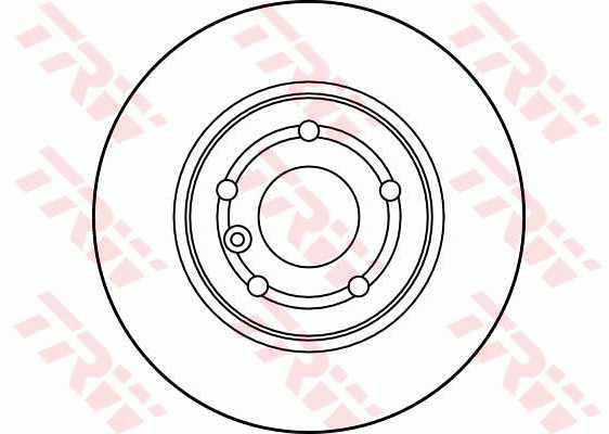 TRW Brake Rotor Pair 297mm Front DF2766S
