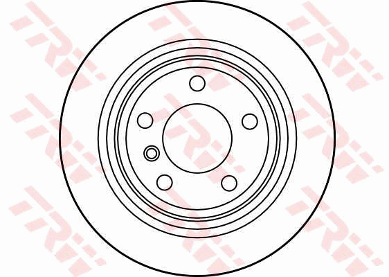TRW Brake Rotor Single 298mm Rear DF2768S