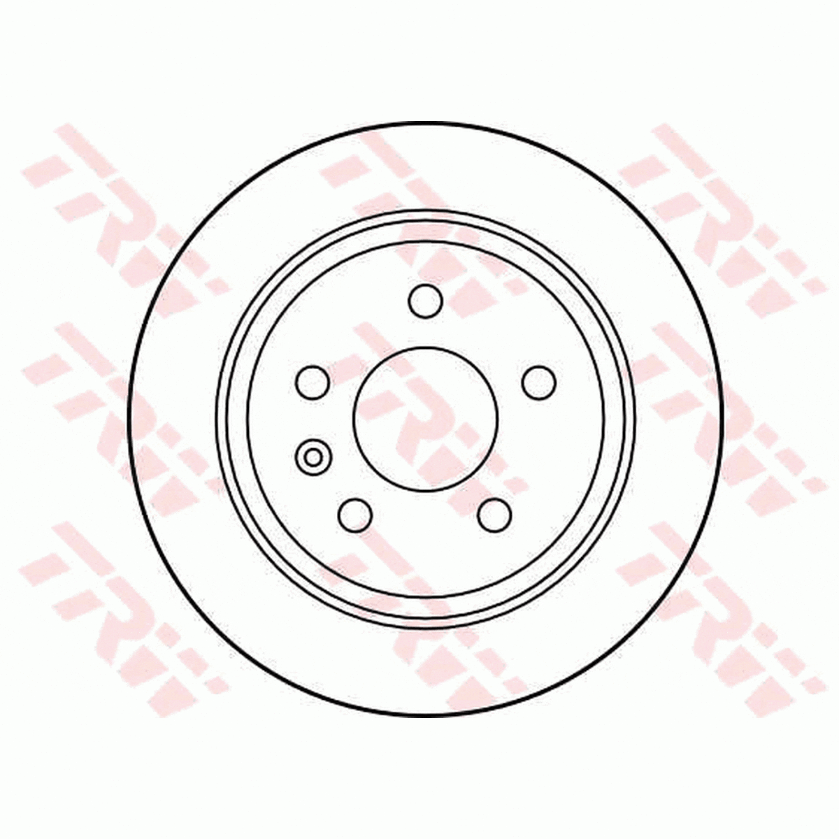 TRW Brake Rotor Single 280mm Rear DF2794S