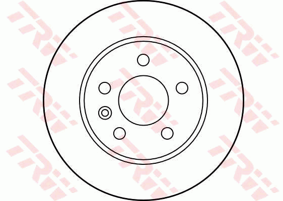 TRW Brake Rotor Pair 276mm Front DF2797S