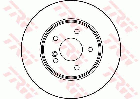 TRW Brake Rotor 290mm Rear DF2813S