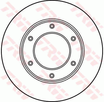 TRW Brake Rotor 286mm Front DF3027S