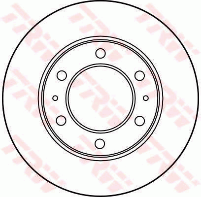 TRW Brake Rotor Pair 302mm Front DF3035S