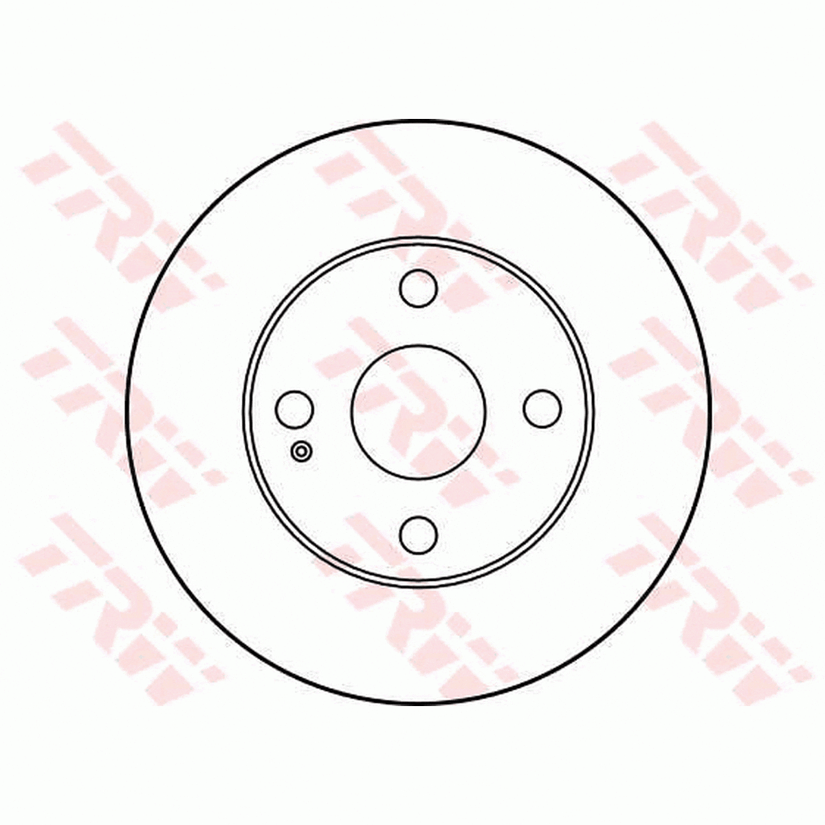 TRW Brake Rotor 235mm Front DF3089S