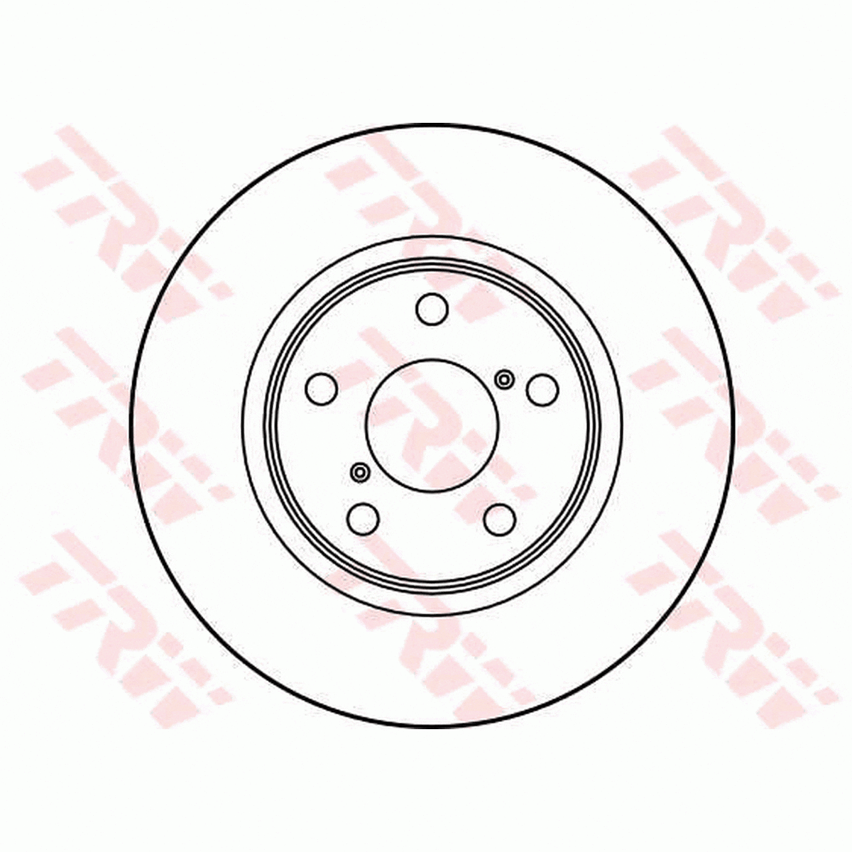 TRW Brake Rotor 260mm Front DF3091S