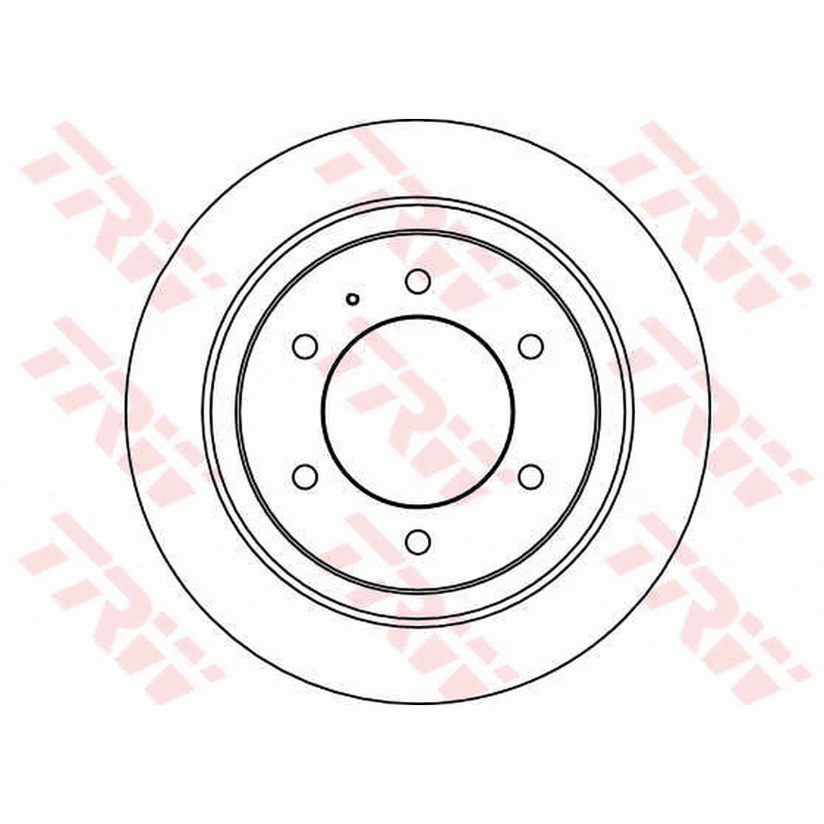 TRW Brake Rotor Single 313mm Rear DF4030S