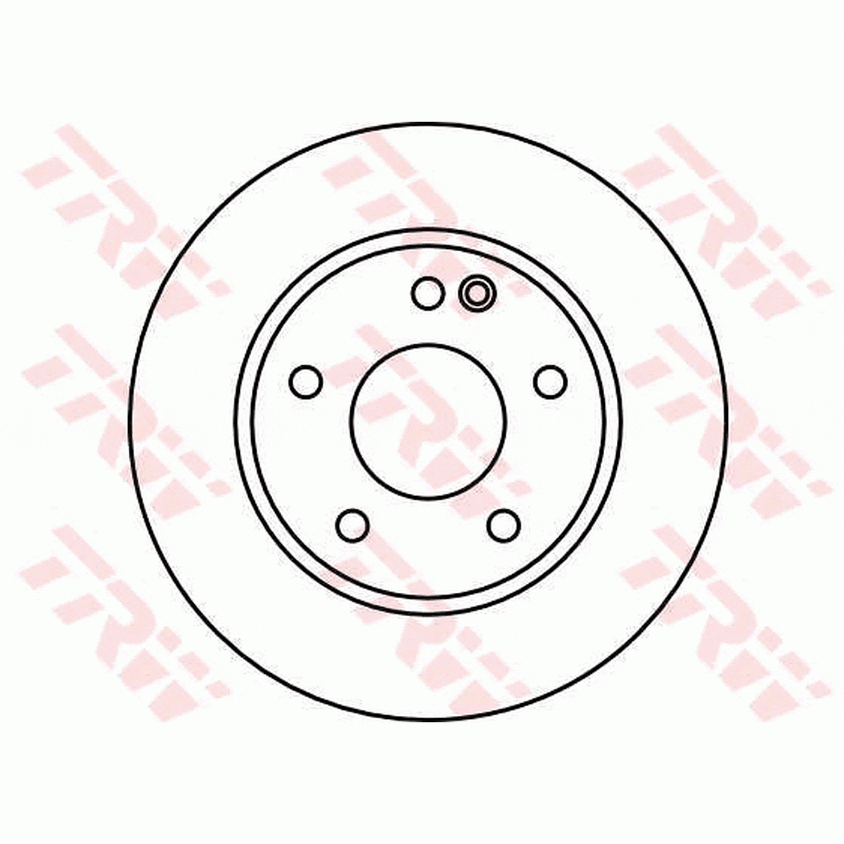 TRW Brake Rotor Pair 260mm Front DF4034S