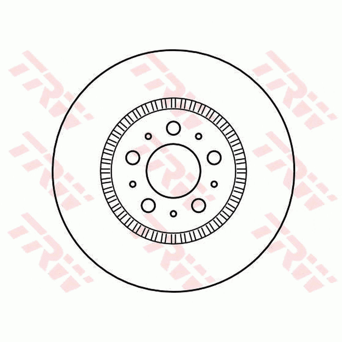 TRW Brake Rotor 305mm Front DF4053S