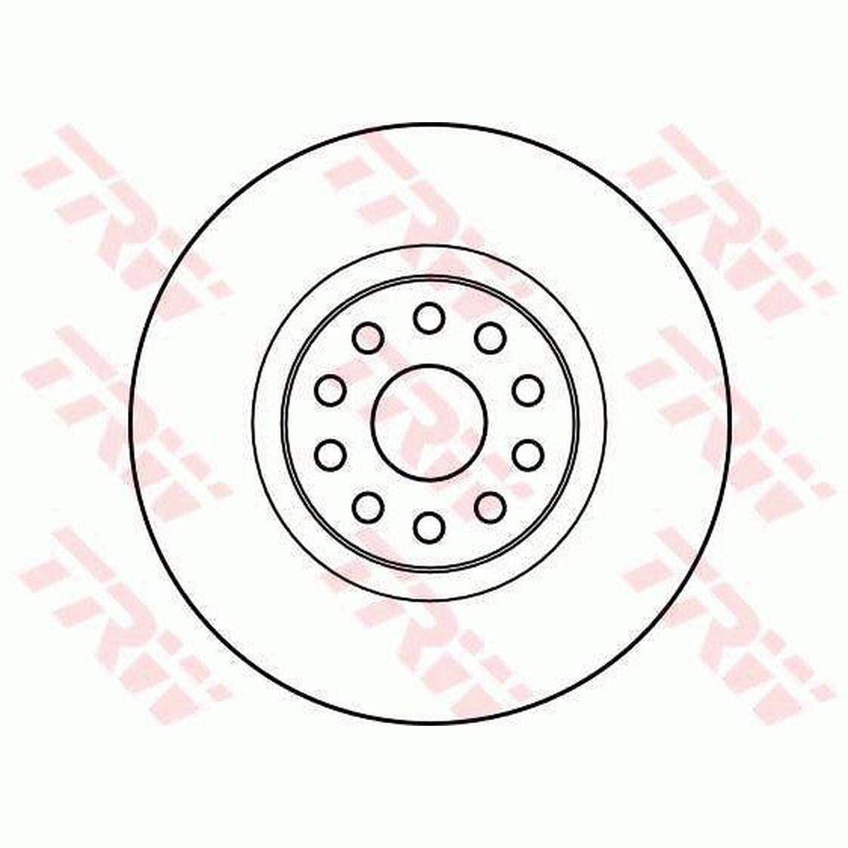 TRW Brake Rotor 310mm Front DF4059S