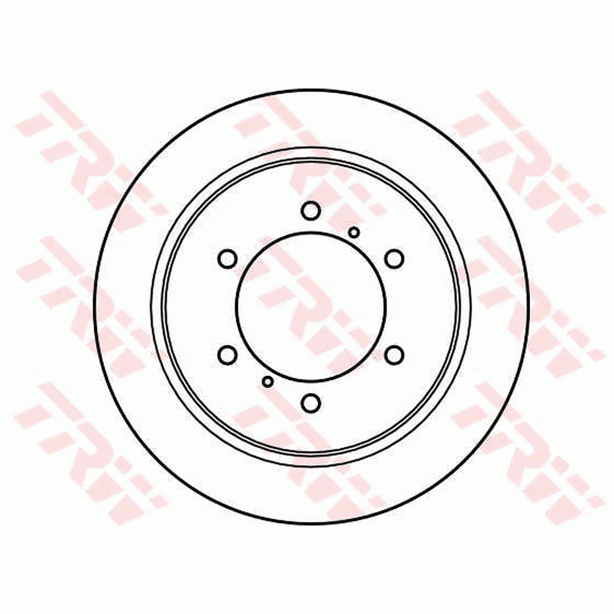 TRW Brake Rotor Single 315mm Rear DF4075S