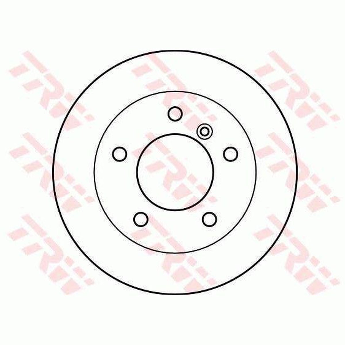 TRW Brake Rotor 272mm Rear DF4088S