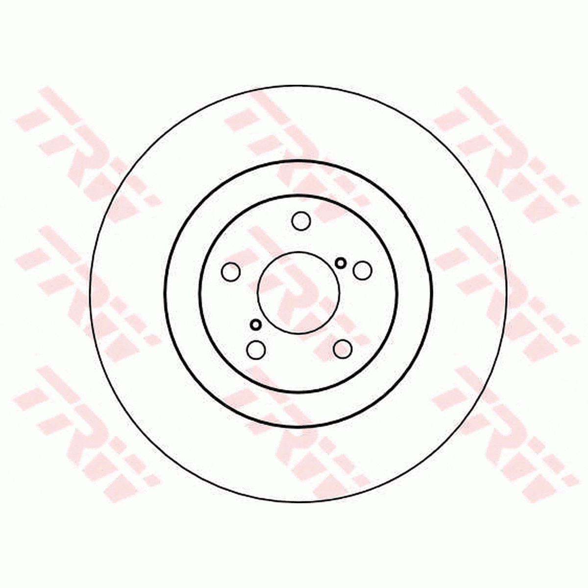 TRW Brake Rotor Single 262mm Front DF4103S