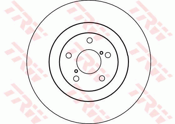 TRW Brake Rotor Pair 262mm Front DF4103S