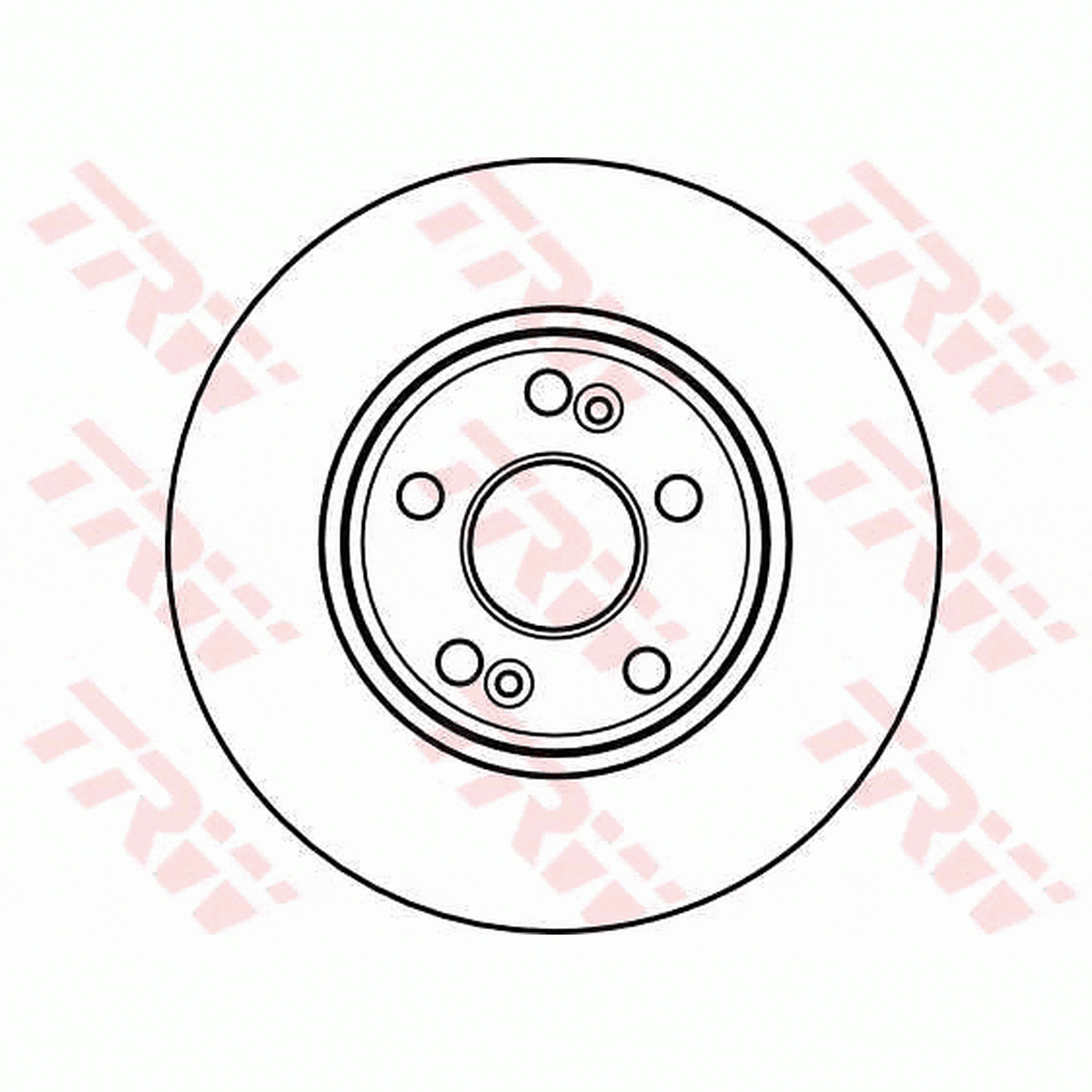 TRW Brake Rotor Single 280mm Front DF4109S