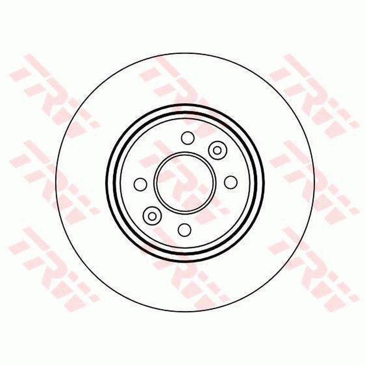 TRW Brake Rotor 280mm Front DF4110S