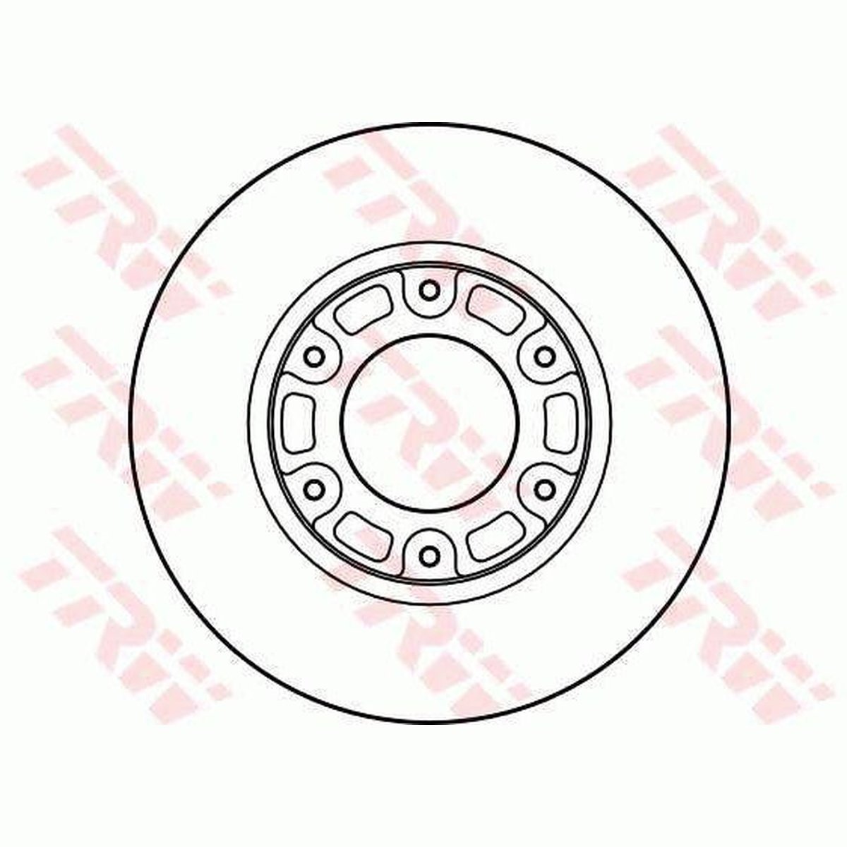 TRW Brake Rotor 285mm Front DF4116S