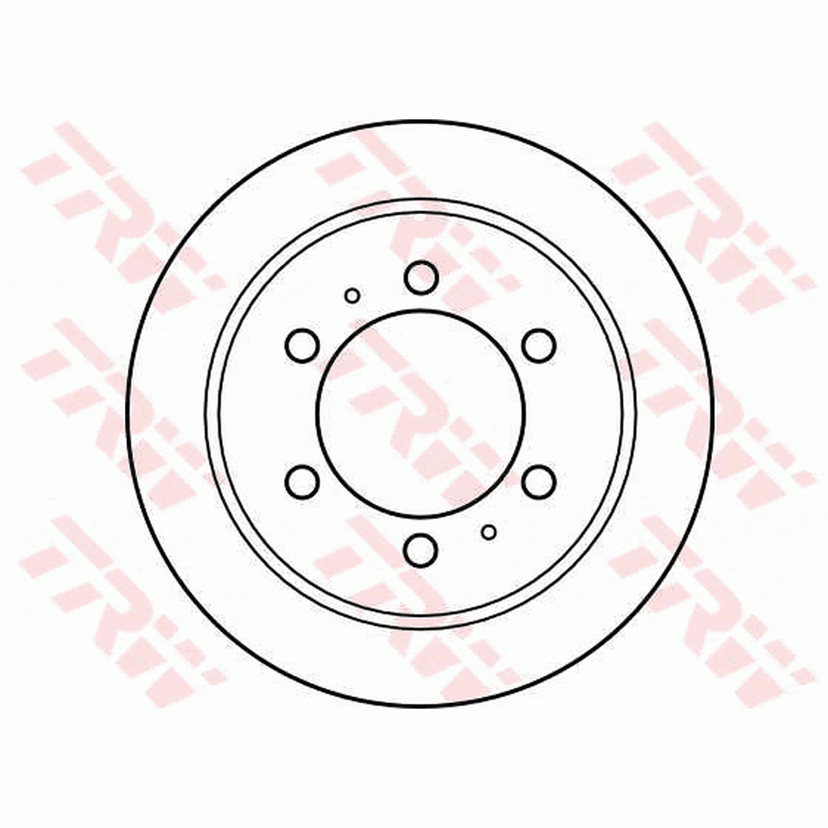 TRW Brake Rotor Single 299mm Rear DF4133S