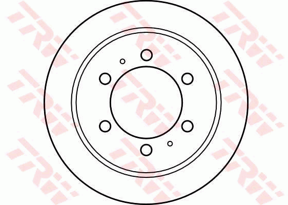 TRW Brake Rotor Pair 299mm Rear DF4133S