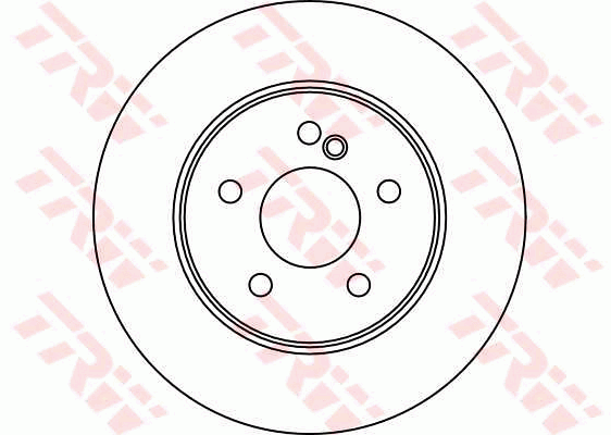 TRW Brake Rotor Pair 290mm Rear DF4134S