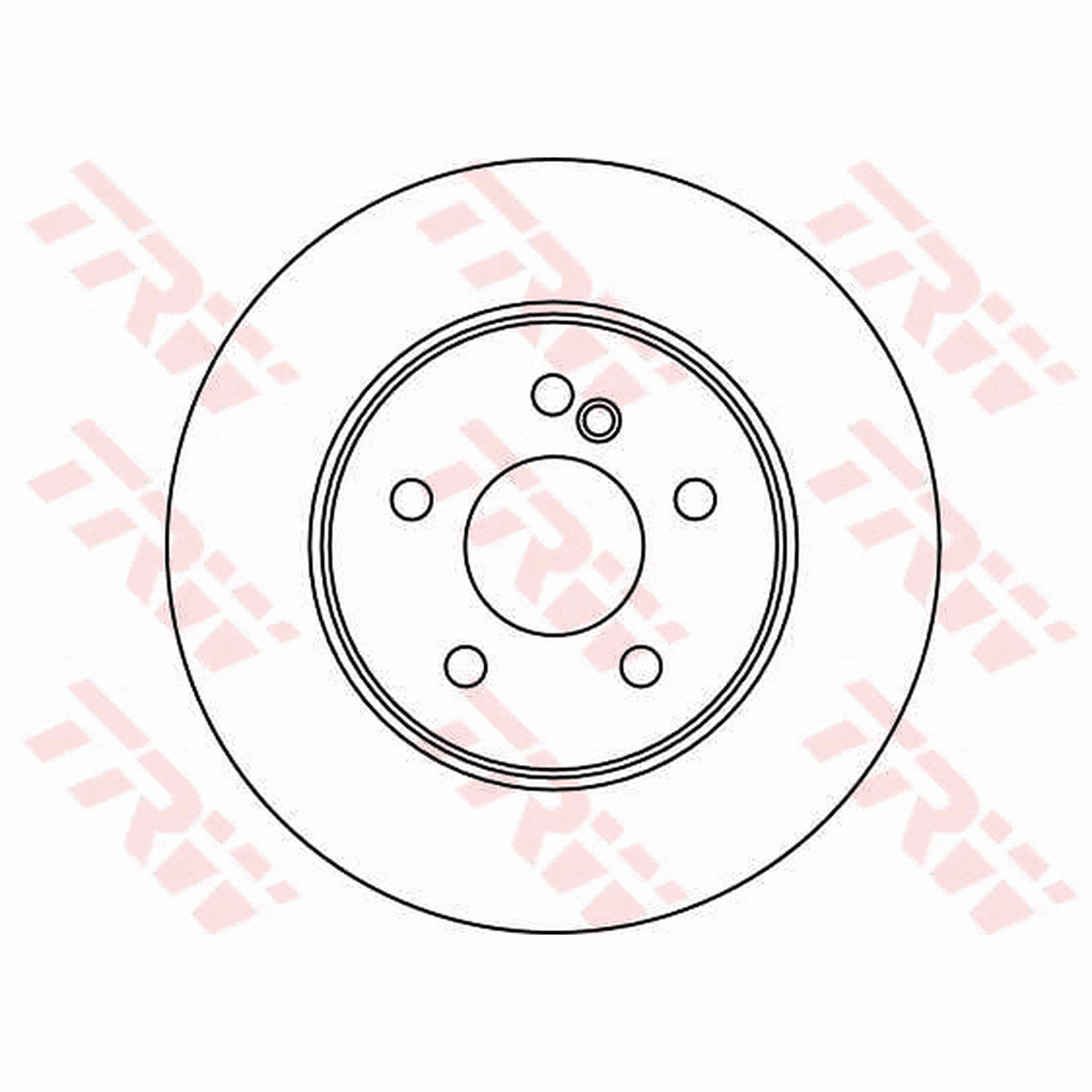 TRW Brake Rotor Single 290mm Rear DF4134S