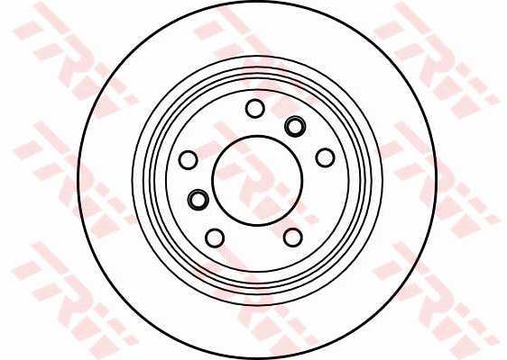 TRW Brake Rotor Pair 300mm Rear DF4143S