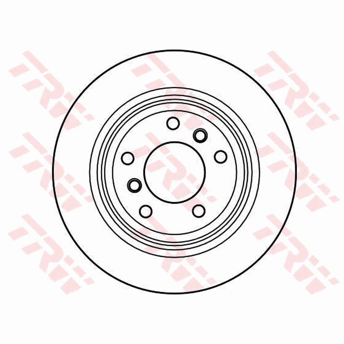 TRW Brake Rotor Single 300mm Rear DF4143S