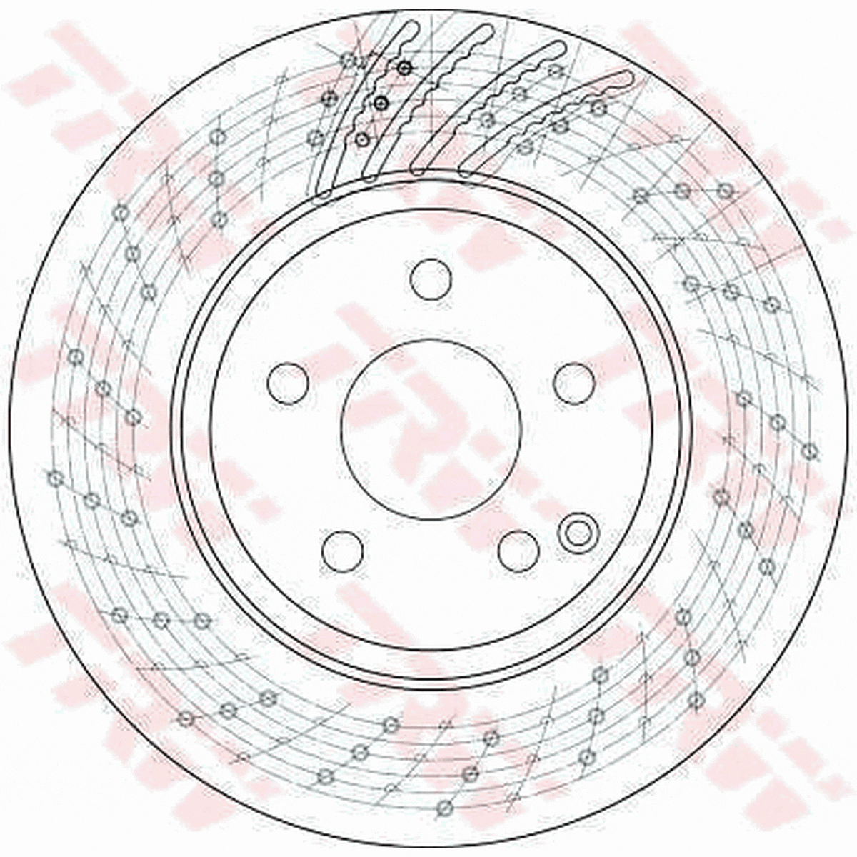 TRW Brake Rotor 312mm Front DF4149S