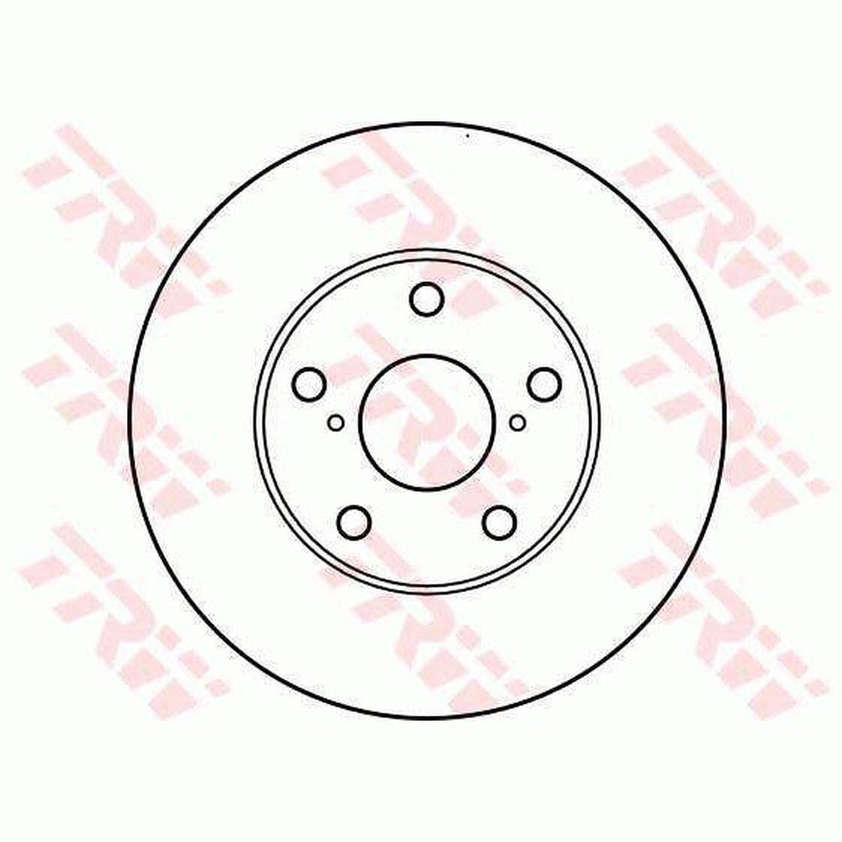 TRW Brake Rotor 275mm Front DF4161S