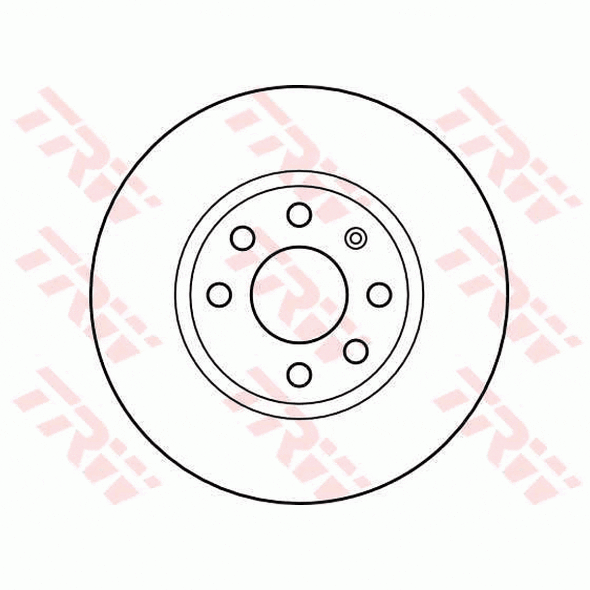 TRW Brake Rotor 260mm Front DF4165S