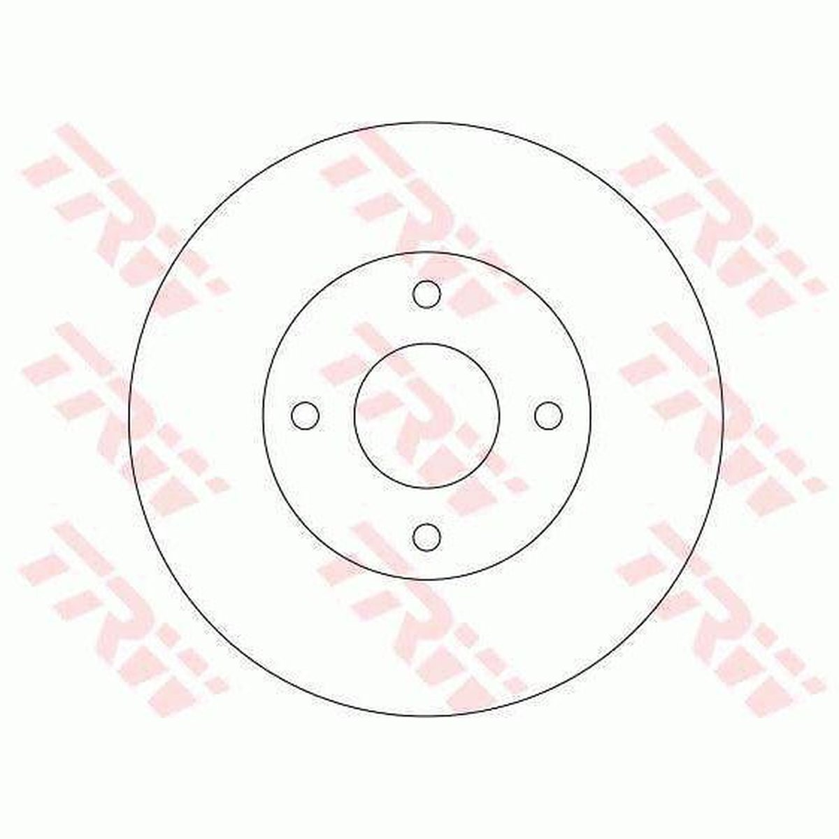 TRW Brake Rotor 280mm Front DF4169S