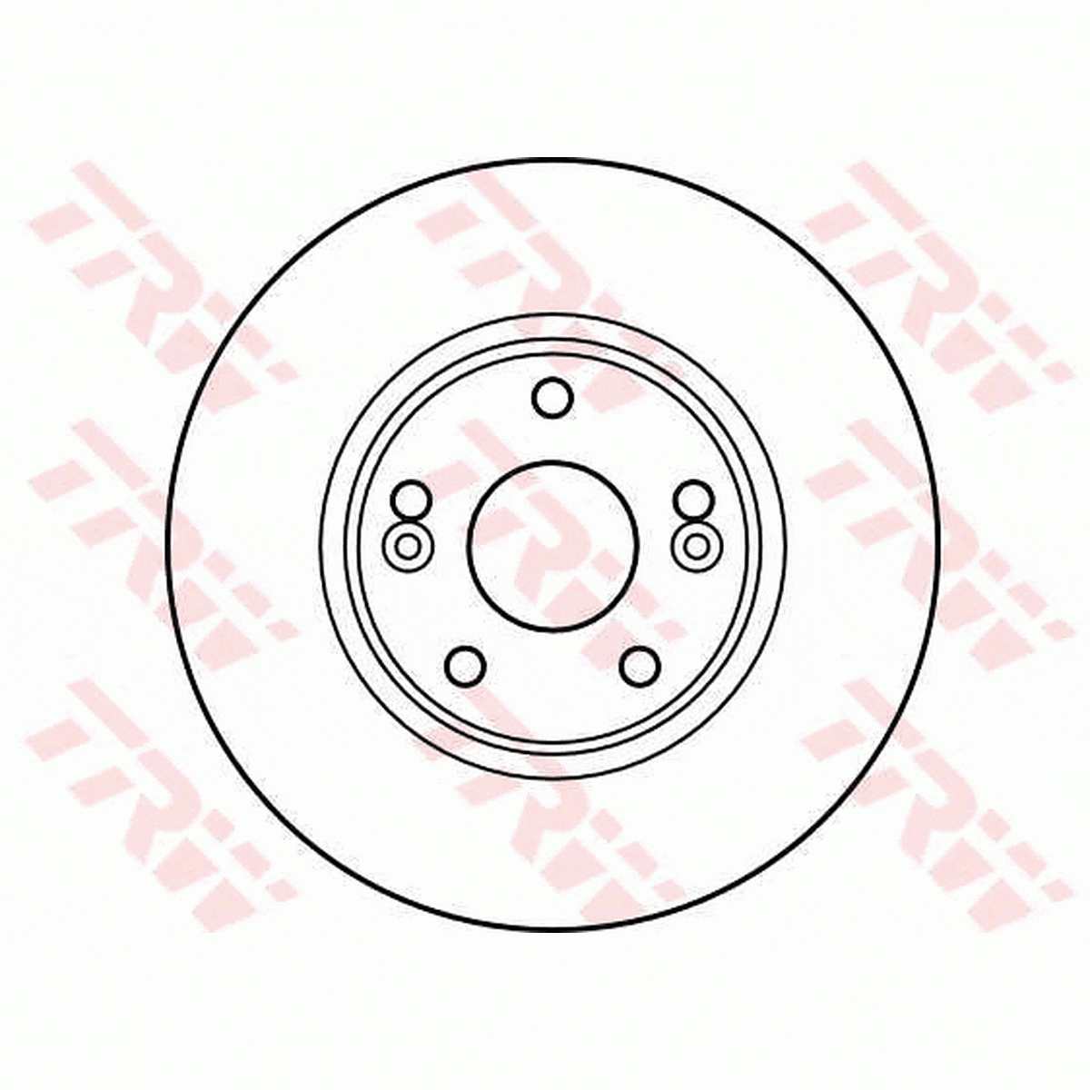 TRW Brake Rotor Single 280mm Front DF4179S